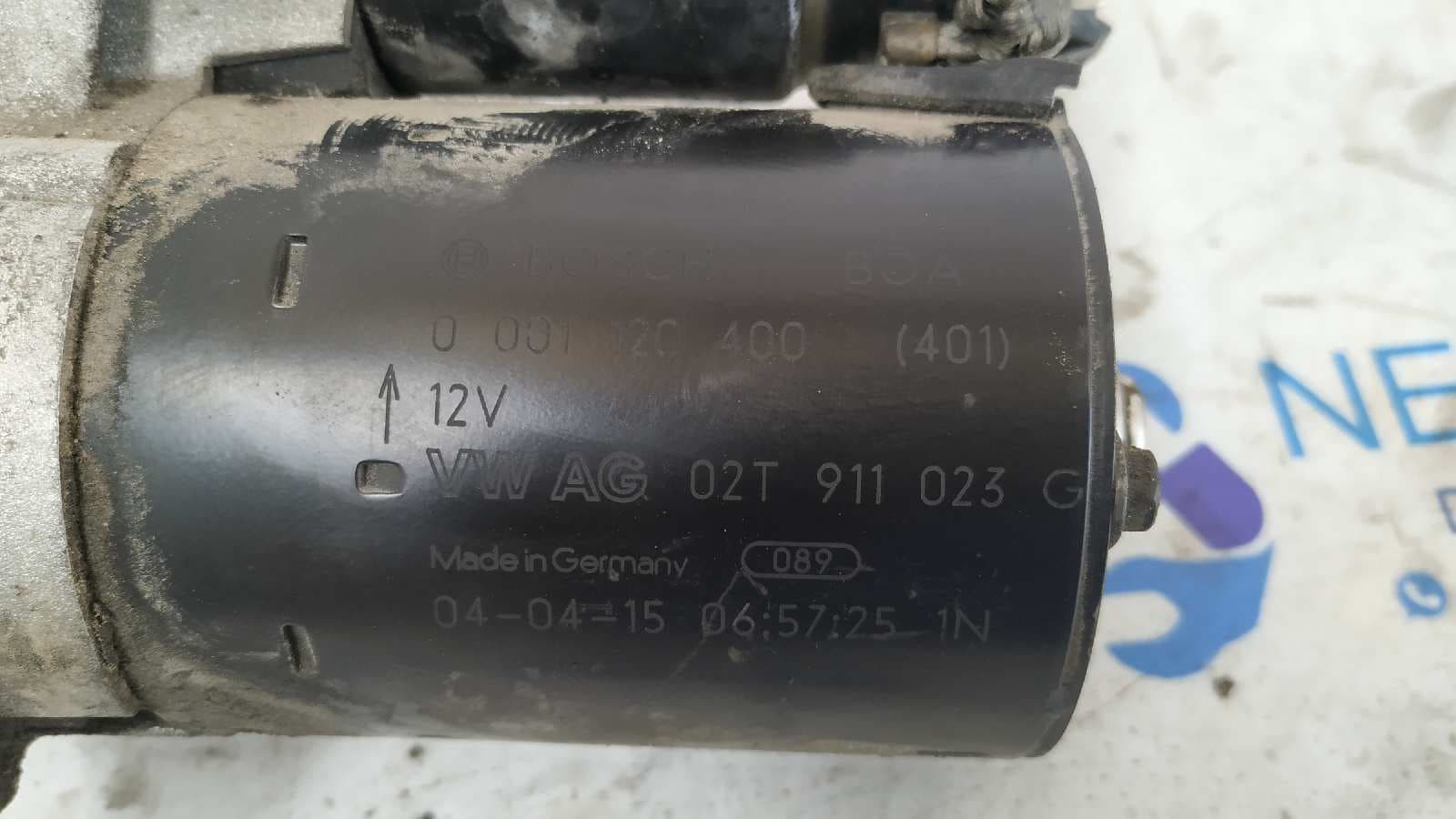Recambio de MOTOR ARRANQUE para VOLKSWAGEN POLO (9N1) Highline BBY referencia OEM IAM 02T911023G   - PLATA 3