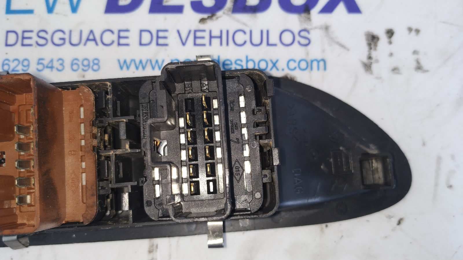 Recambio de MANDO ELEVALUNAS DELANTERO IZQUIERDO para RENAULT VEL SATIS (BJ0) 2.2 dCi Turbodiesel G9T D7 referencia OEM IAM 8200018986 A   - AZUL 5