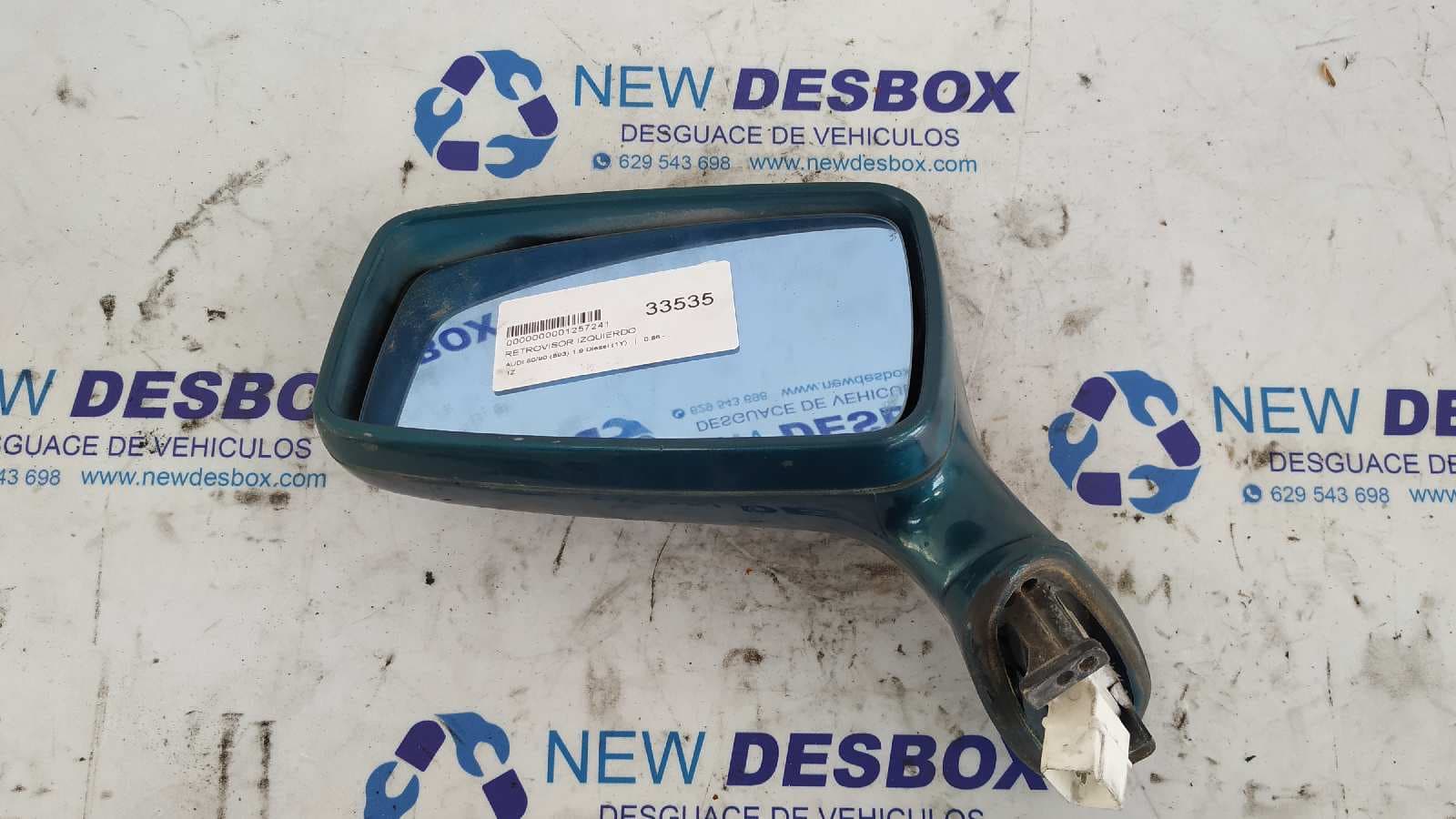 Recambio de RETROVISOR IZQUIERDO para AUDI 80/90 (893) 1.9 Diesel (1Y) 1Z referencia OEM IAM    - VERDE