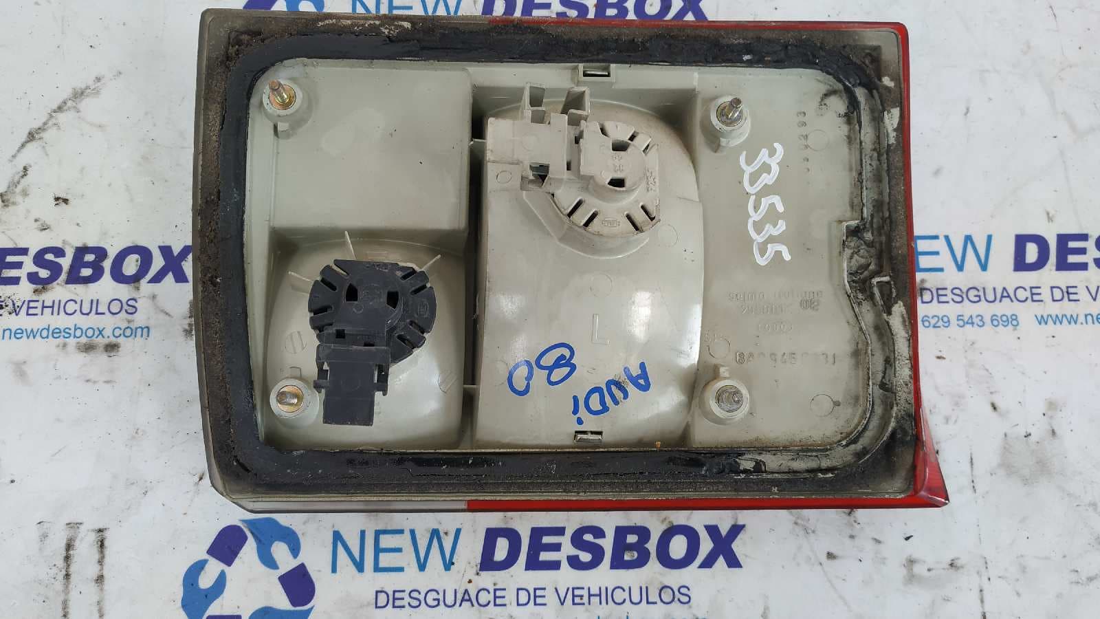 Recambio de PILOTO PORTON IZQUIERDO para AUDI 80/90 (893) 1.9 Diesel (1Y) 1Z referencia OEM IAM 8A0945093J   - VERDE 4