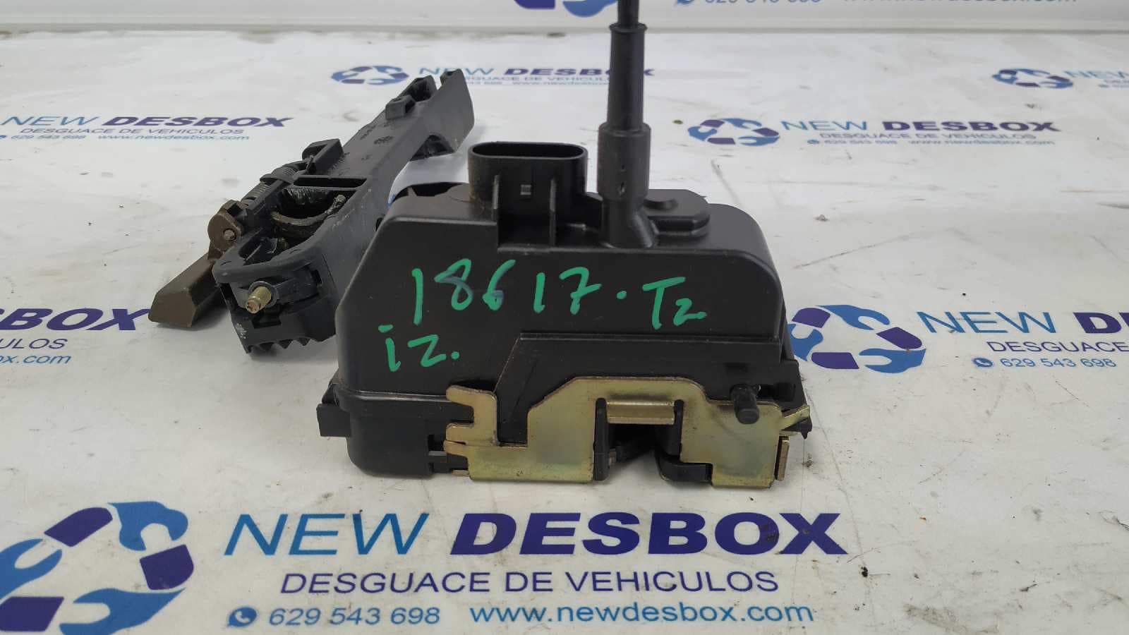 Recambio de CERRADURA PUERTA TRASERA IZQUIERDA para RENAULT VEL SATIS (BJ0) Expression G9T702 referencia OEM IAM 8200012895   - VERDE 5