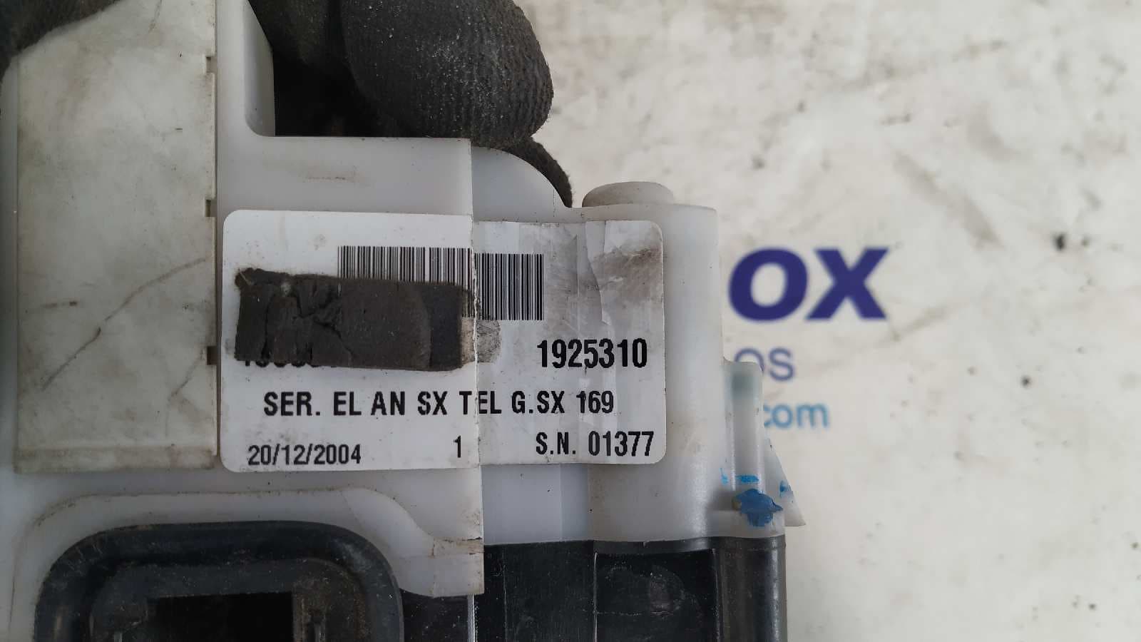 Recambio de CERRADURA PUERTA DELANTERA IZQUIERDA para FIAT PANDA (169) 1.2 8V Alessi 188A4000 referencia OEM IAM 1925310   - AZUL 3