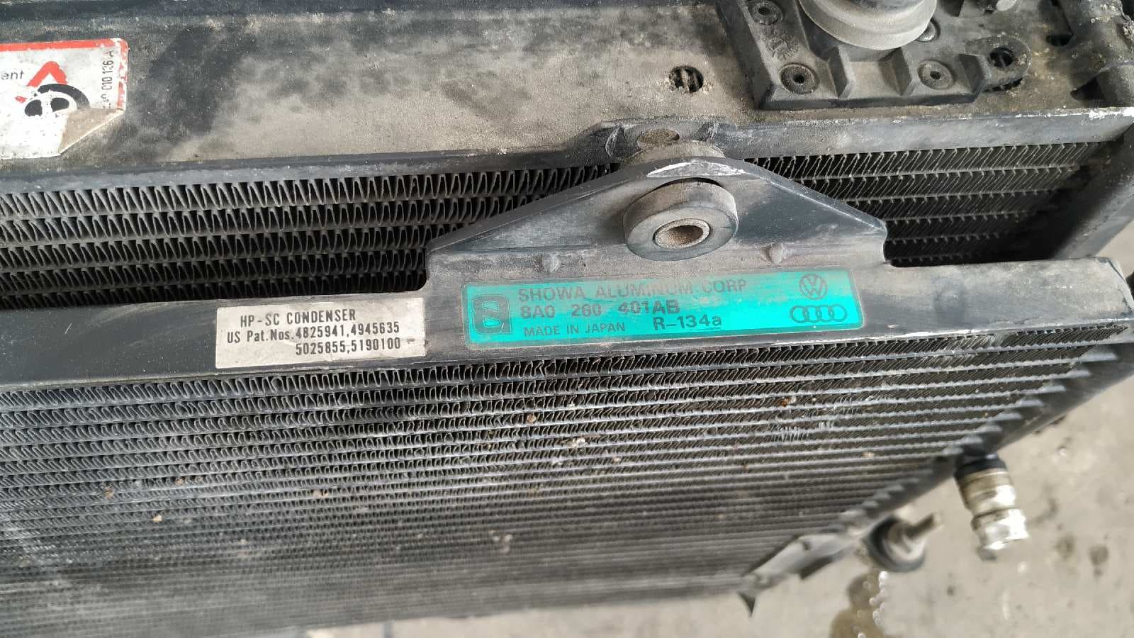 Recambio de CONDENSADOR / RADIADOR  AIRE ACONDICIONADO para AUDI 80/90 (893) 1.9 Diesel (1Y) 1Z referencia OEM IAM 8A0260401AB   - VERDE 2