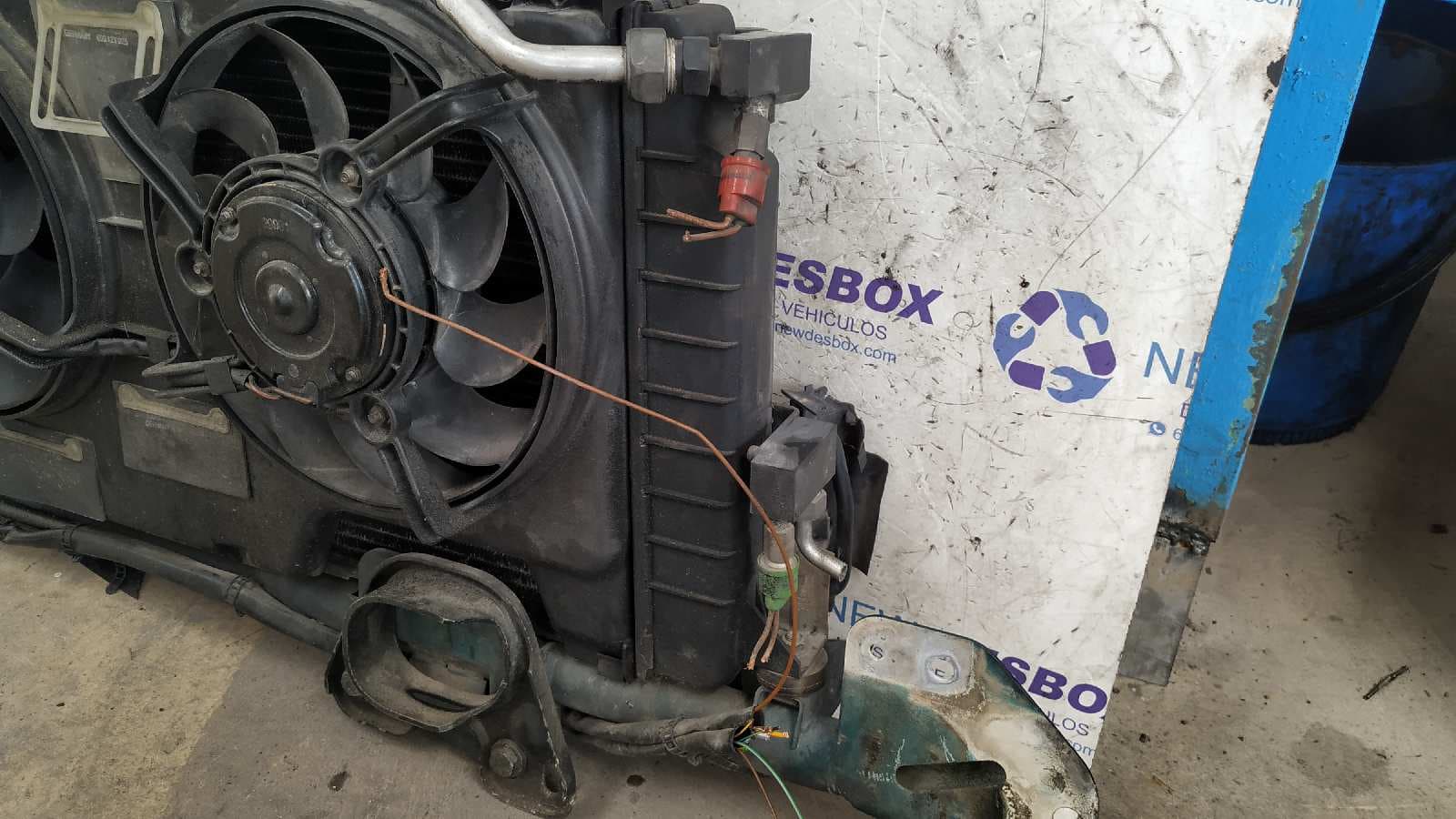 Recambio de RADIADOR AGUA para AUDI 80/90 (893) 1.9 Diesel (1Y) 1Z referencia OEM IAM    - VERDE 2