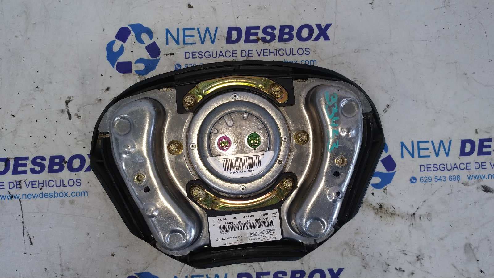 Recambio de AIRBAG DELANTERO IZQUIERDO para MERCEDES-BENZ CLASE M (W163) OM612963 referencia OEM IAM 1634600298   - NEGRO 4