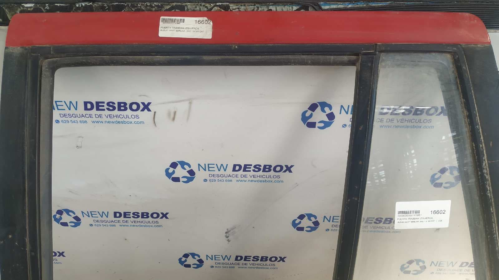 Recambio de PUERTA TRASERA IZQUIERDA para SUZUKI SWIFT BERLINA (MZ) 1.3 16V CAT referencia OEM IAM    - ROJO 6