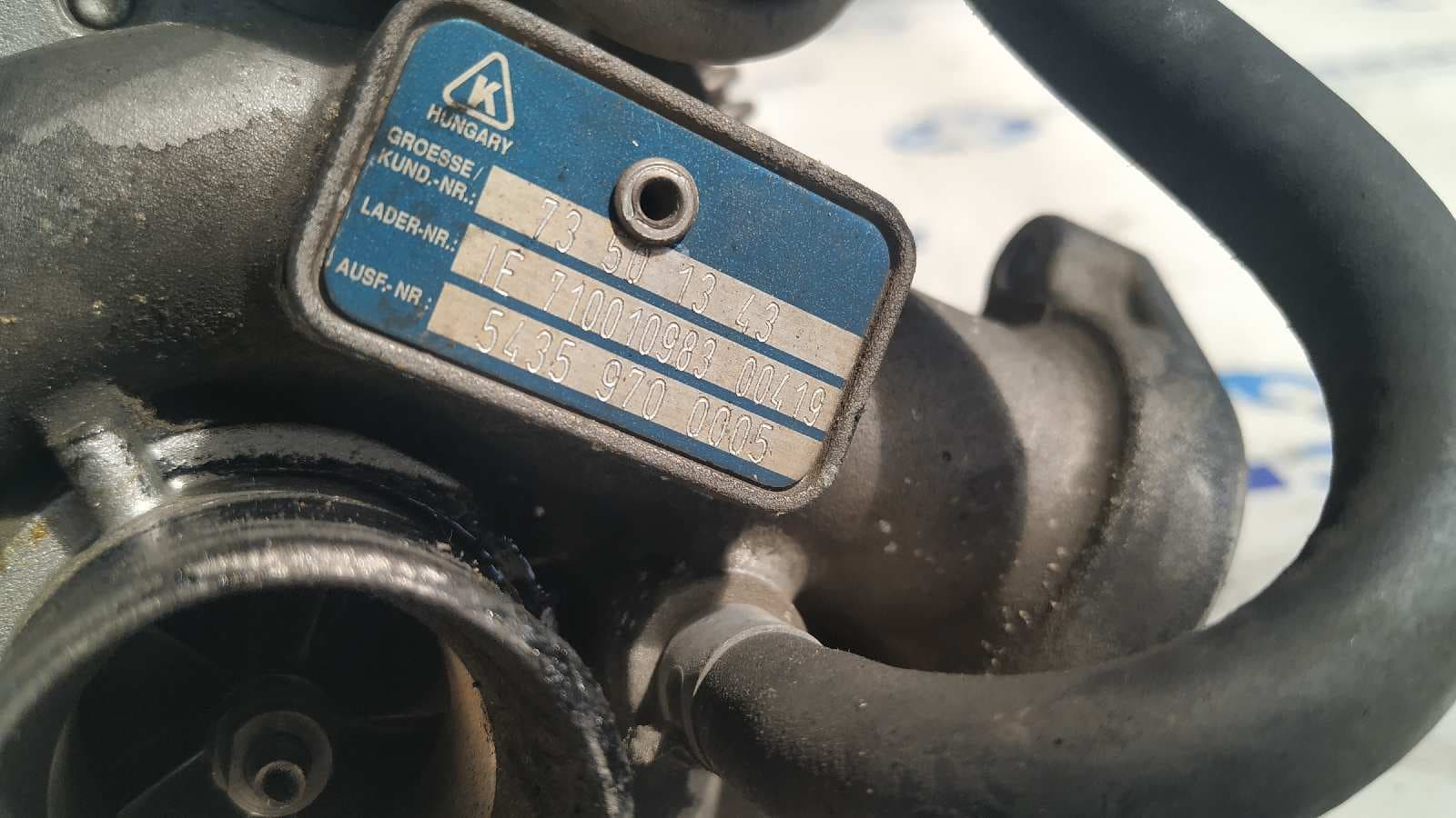 Recambio de TURBOCOMPRESOR para FIAT PANDA (169) 1.3 16V JTD Dynamic 188A8000 referencia OEM IAM 73501343   - BLANCO 3
