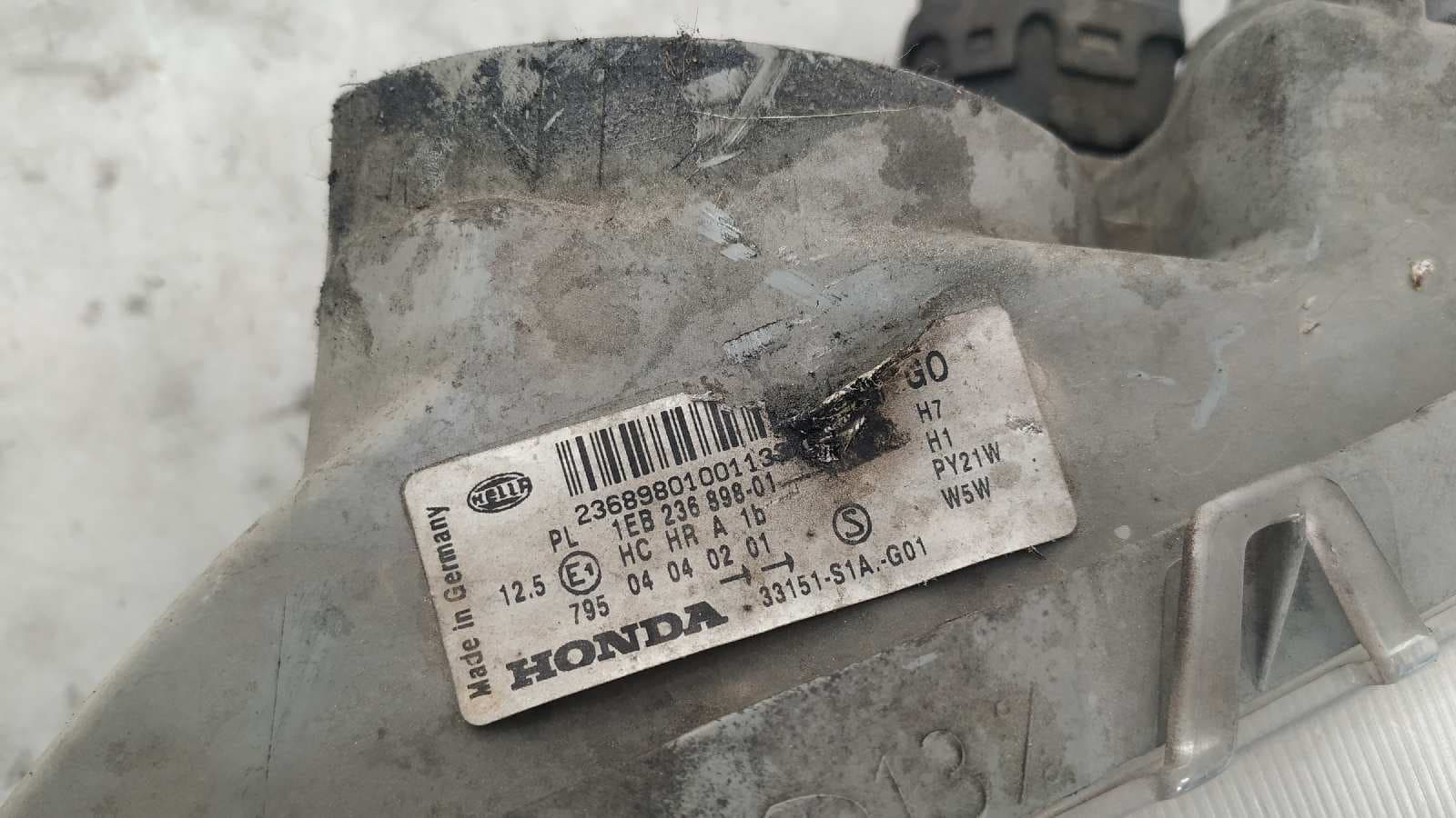 Recambio de FARO IZQUIERDO para HONDA ACCORD BERLINA (CC/CE) 1.8 Edition 20 F2072      referencia OEM IAM LI23619900   - BLANCO 5