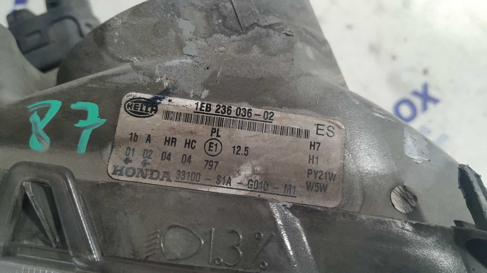 Recambio de FARO DERECHO para HONDA ACCORD BERLINA (CC/CE) 1.8 Edition 20 F2072      referencia OEM IAM 1EB23603602   - BLANCO 6