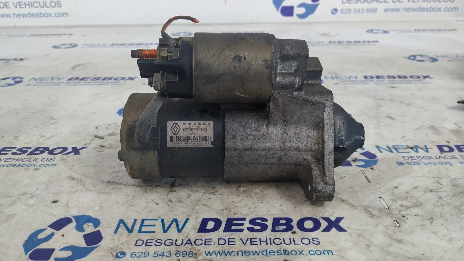 Recambio de MOTOR ARRANQUE para RENAULT SCENIC II K9K728 referencia OEM IAM 8200306595   - PLATA 4