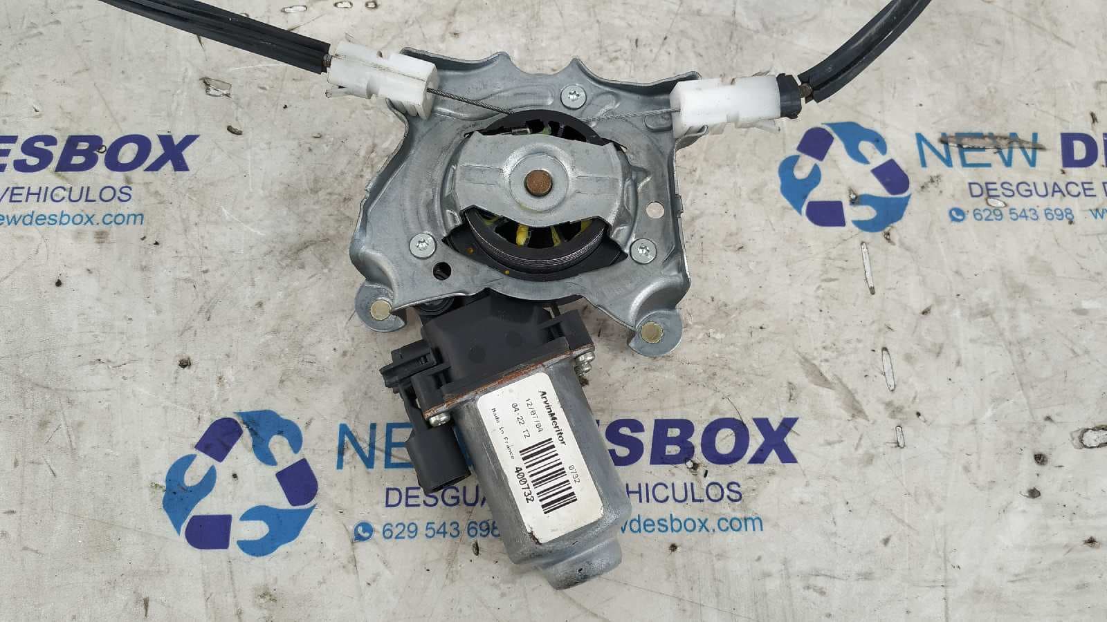 Recambio de ELEVALUNAS DELANTERO DERECHO para RENAULT MEGANE I SCENIC (JA0) 1.6e Alize K7M referencia OEM IAM 114144   - BLANCO 5
