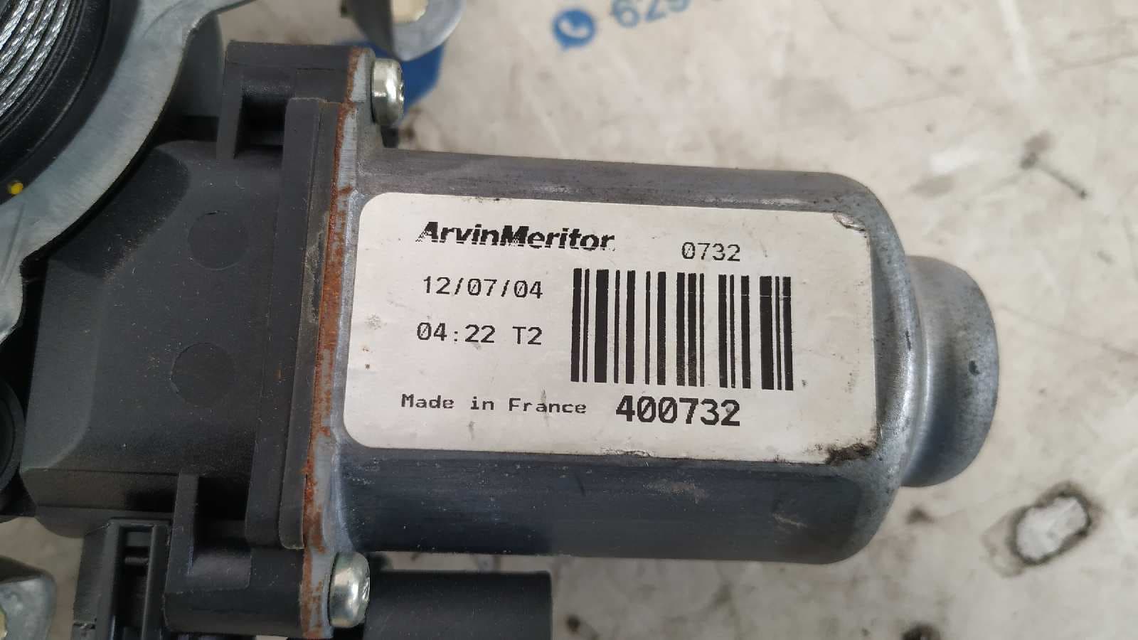 Recambio de ELEVALUNAS DELANTERO DERECHO para RENAULT MEGANE I SCENIC (JA0) 1.6e Alize K7M referencia OEM IAM 114144   - BLANCO 4