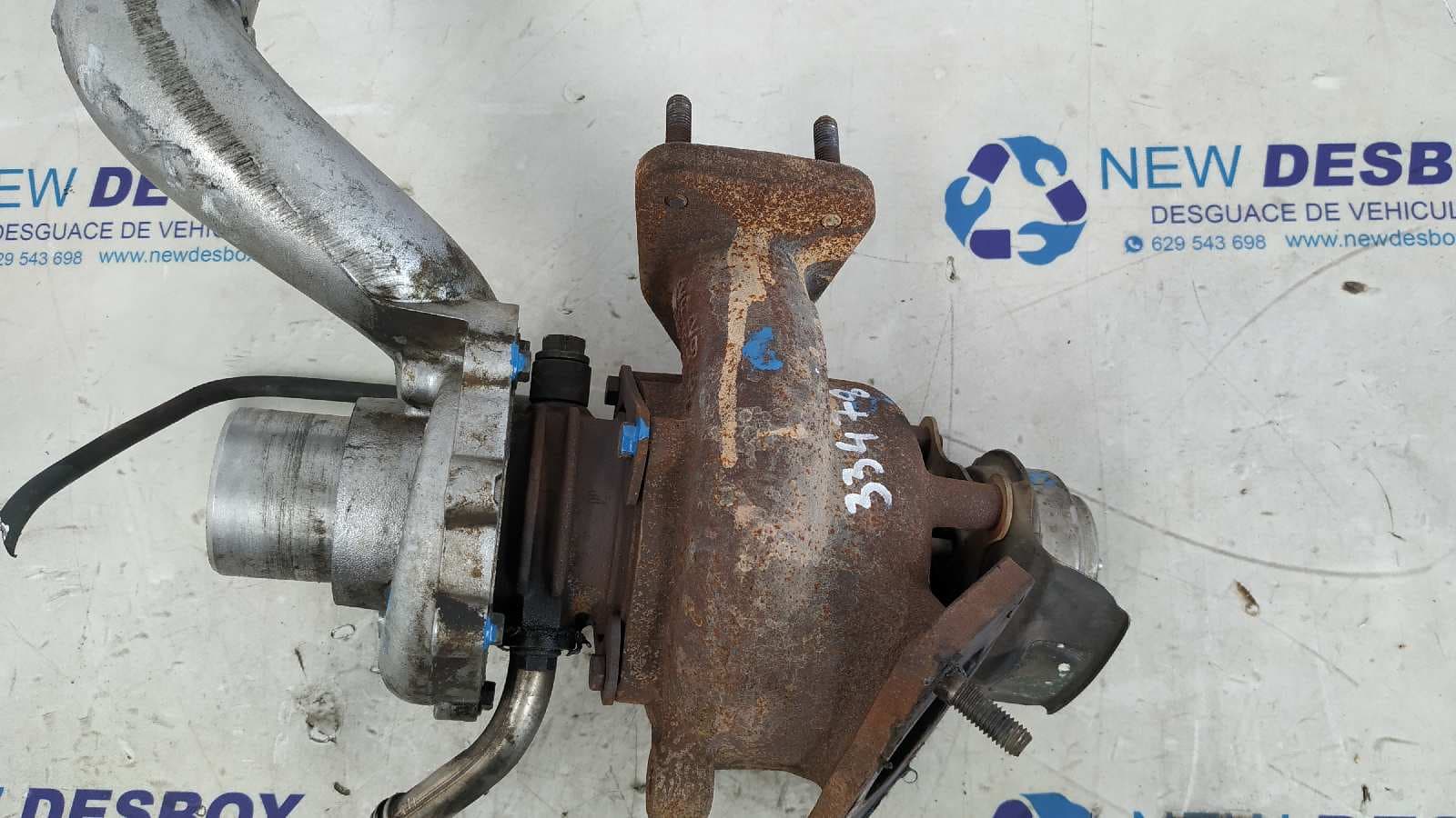 Recambio de TURBOCOMPRESOR para RENAULT ESPACE /GRAND ESPACE (JE0) 2.2 dCi Turbodiesel CAT G9T710 referencia OEM IAM 8200052297   - VERDE 2