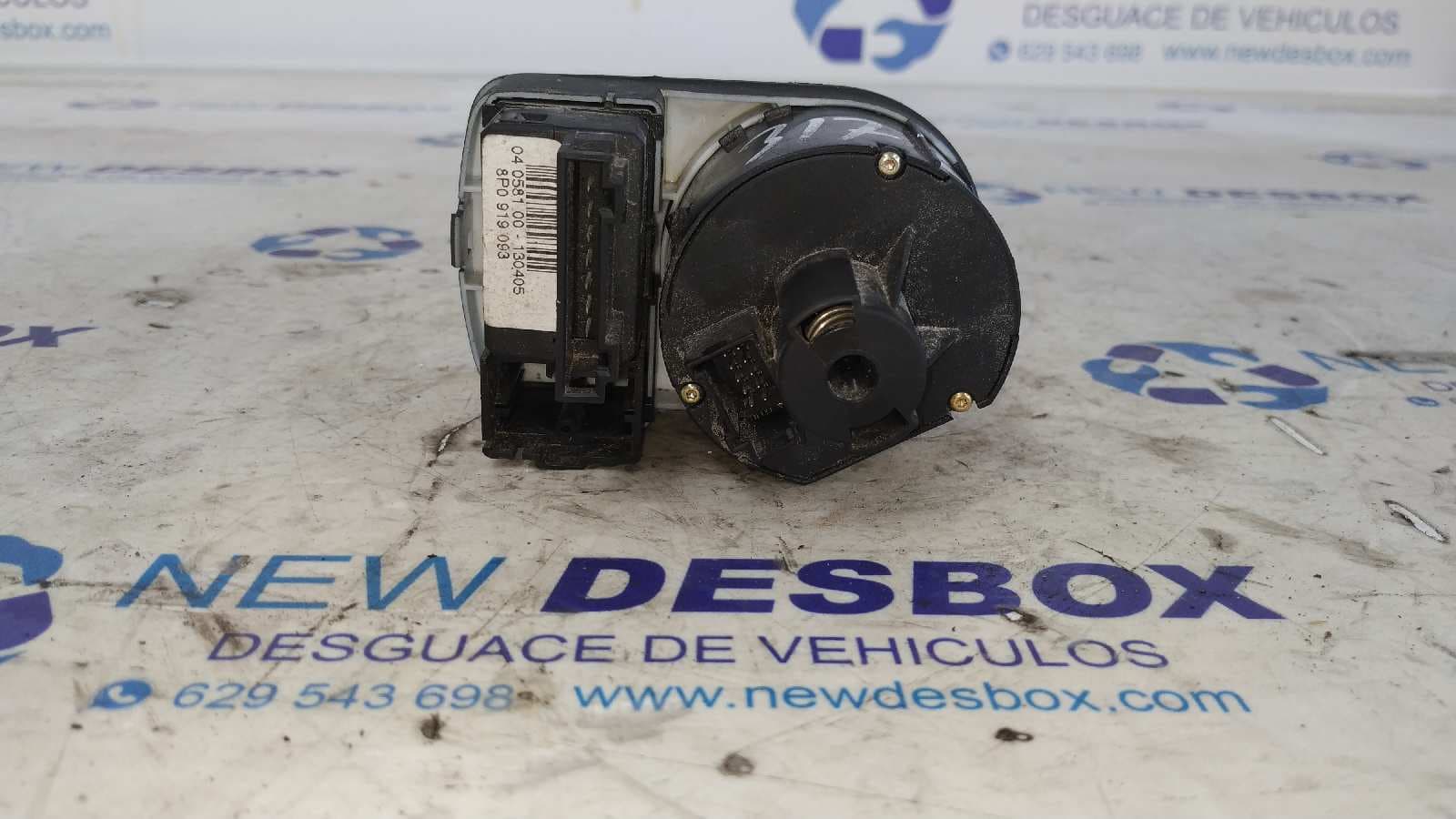 Recambio de MANDO LUCES para AUDI A3 (8P) 2.0 TDI Attraction Quattro BKD referencia OEM IAM 8P1941531P   - NEGRO 4
