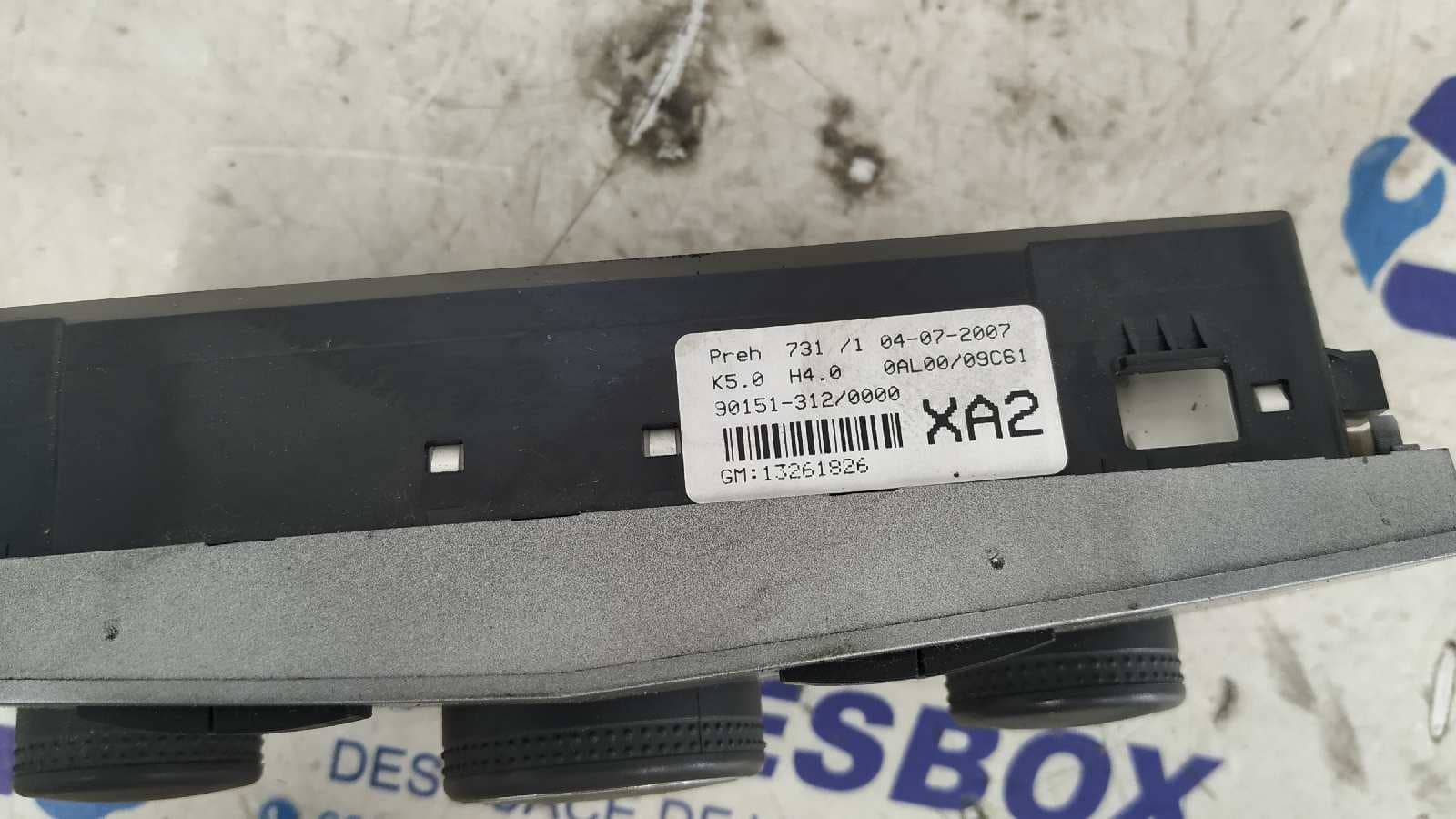 Recambio de MANDO CLIMATIZADOR para OPEL ASTRA H BER. 1.6 16V CAT Z16XER referencia OEM IAM 13261826   - ROJO 5