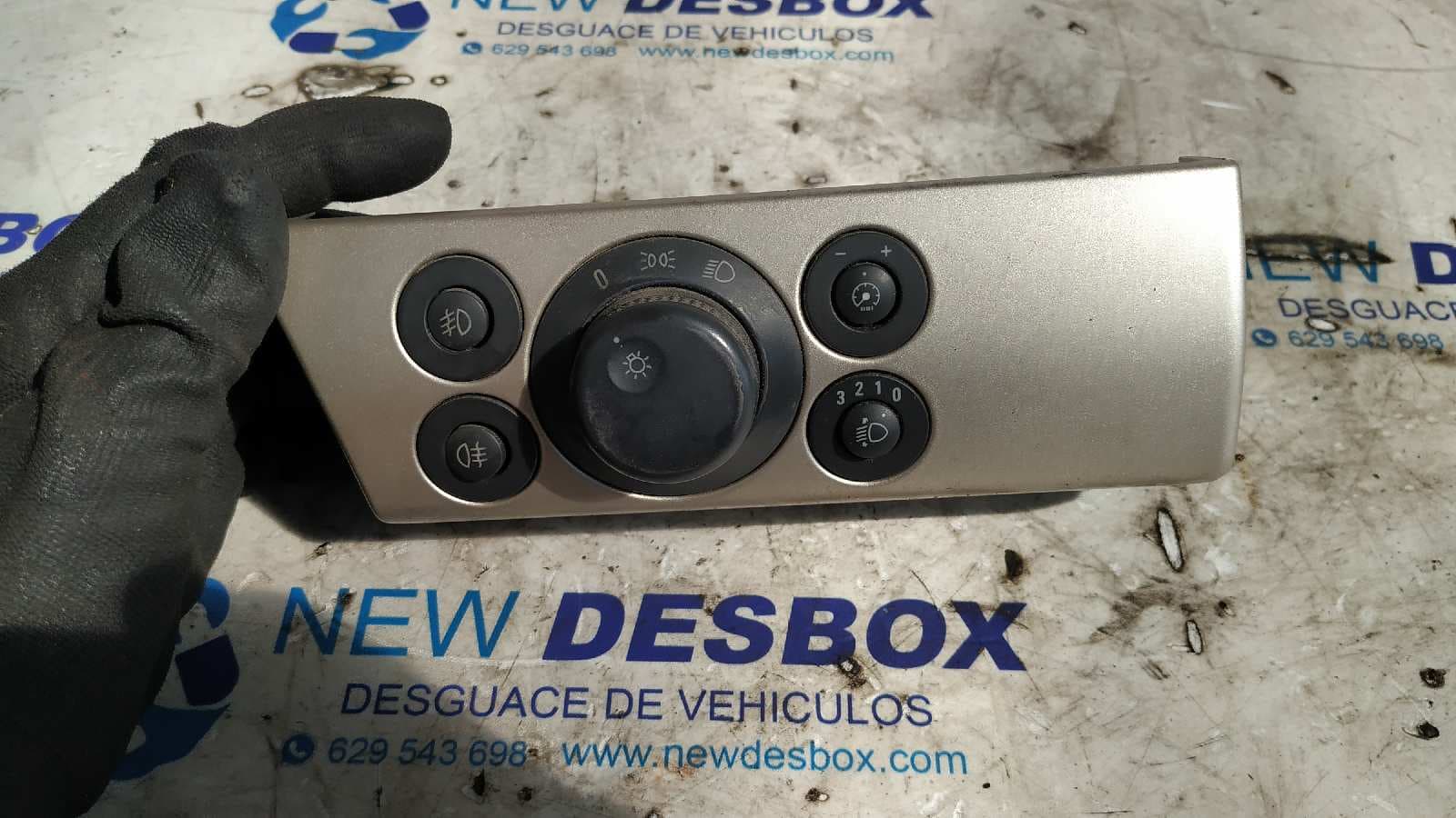 Recambio de MANDO LUCES para OPEL ASTRA H BER. 1.7 16V CDTI Z17DTH referencia OEM IAM 13100128   - GRIS