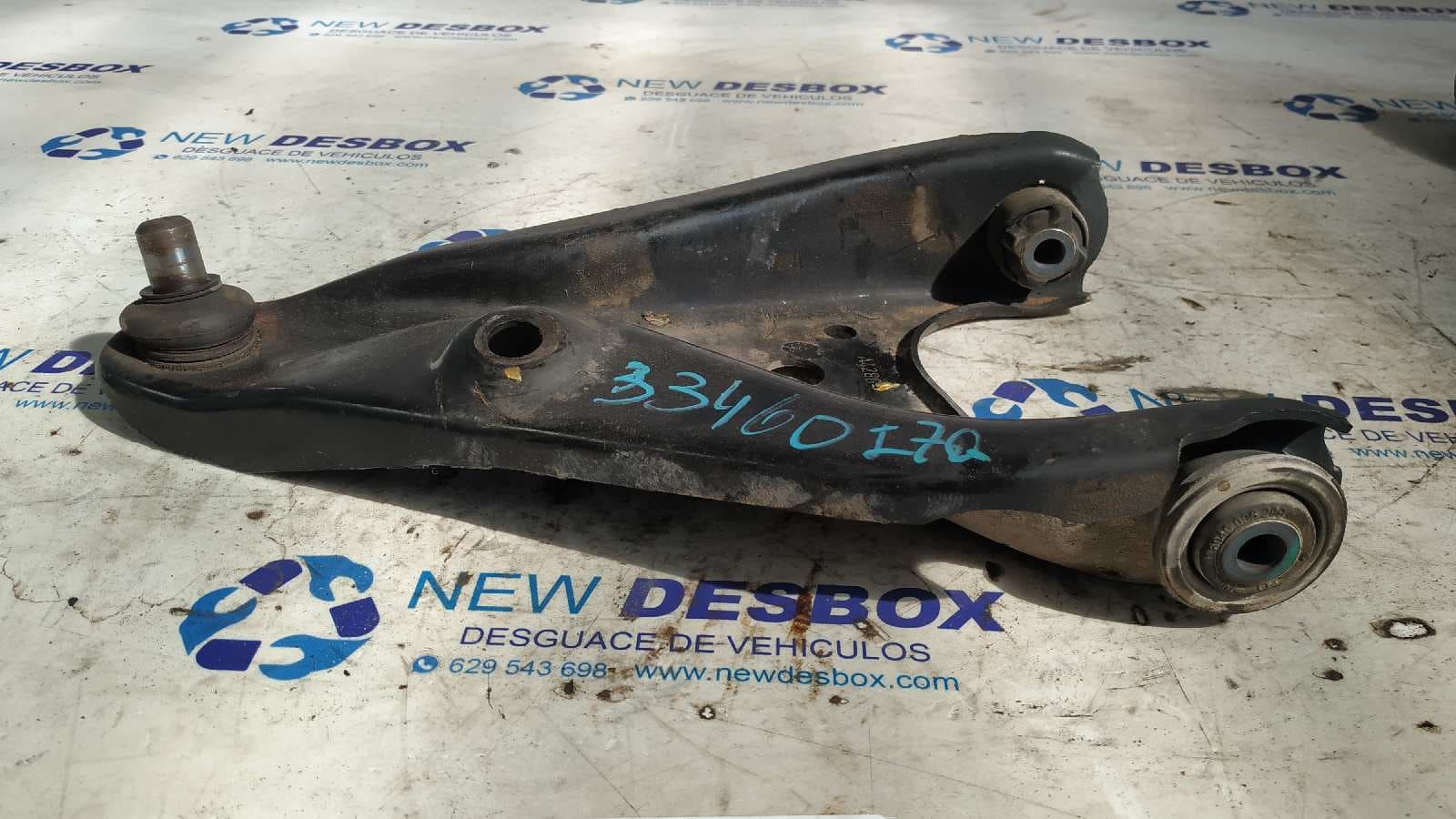 Recambio de BRAZO IZQUIERDO INFERIOR DELANTERO para DACIA DOKKER Essential K9KC6 referencia OEM IAM A428G   - BLANCO 3