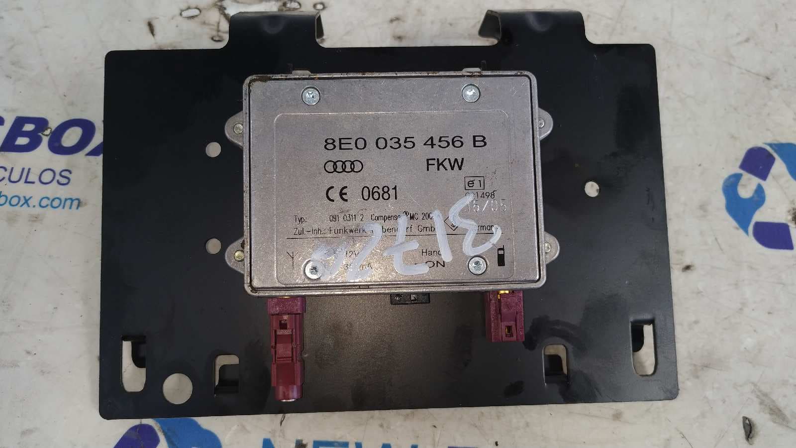Recambio de MODULO ELECTRONICO para AUDI A3 (8P) 2.0 TDI Attraction Quattro BKD referencia OEM IAM 8E0035456B   - NEGRO