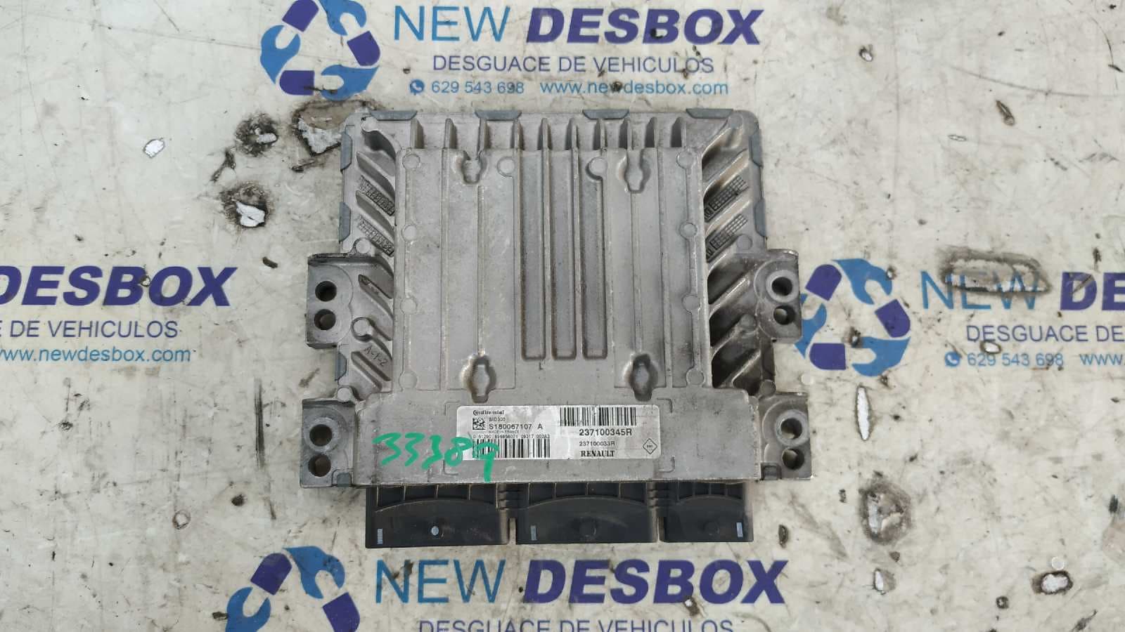 Recambio de CENTRALITA MOTOR UCE para RENAULT FLUENCE Dynamique K9KG8 referencia OEM IAM 237100345R   - BLANCO