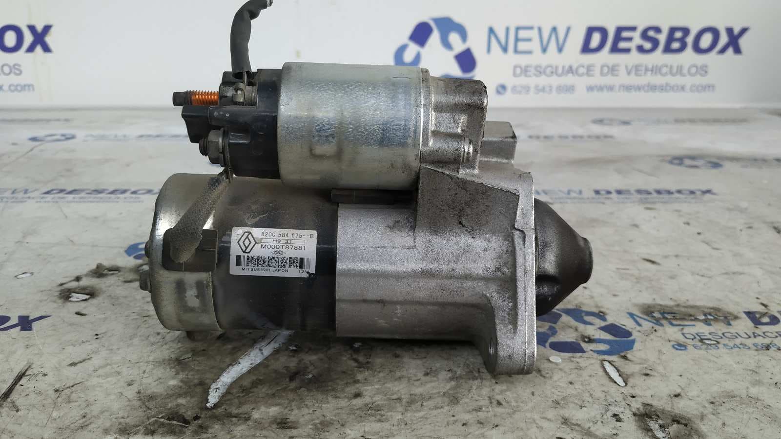 Recambio de MOTOR ARRANQUE para RENAULT FLUENCE Dynamique K9KG8 referencia OEM IAM 8200584675   - BLANCO