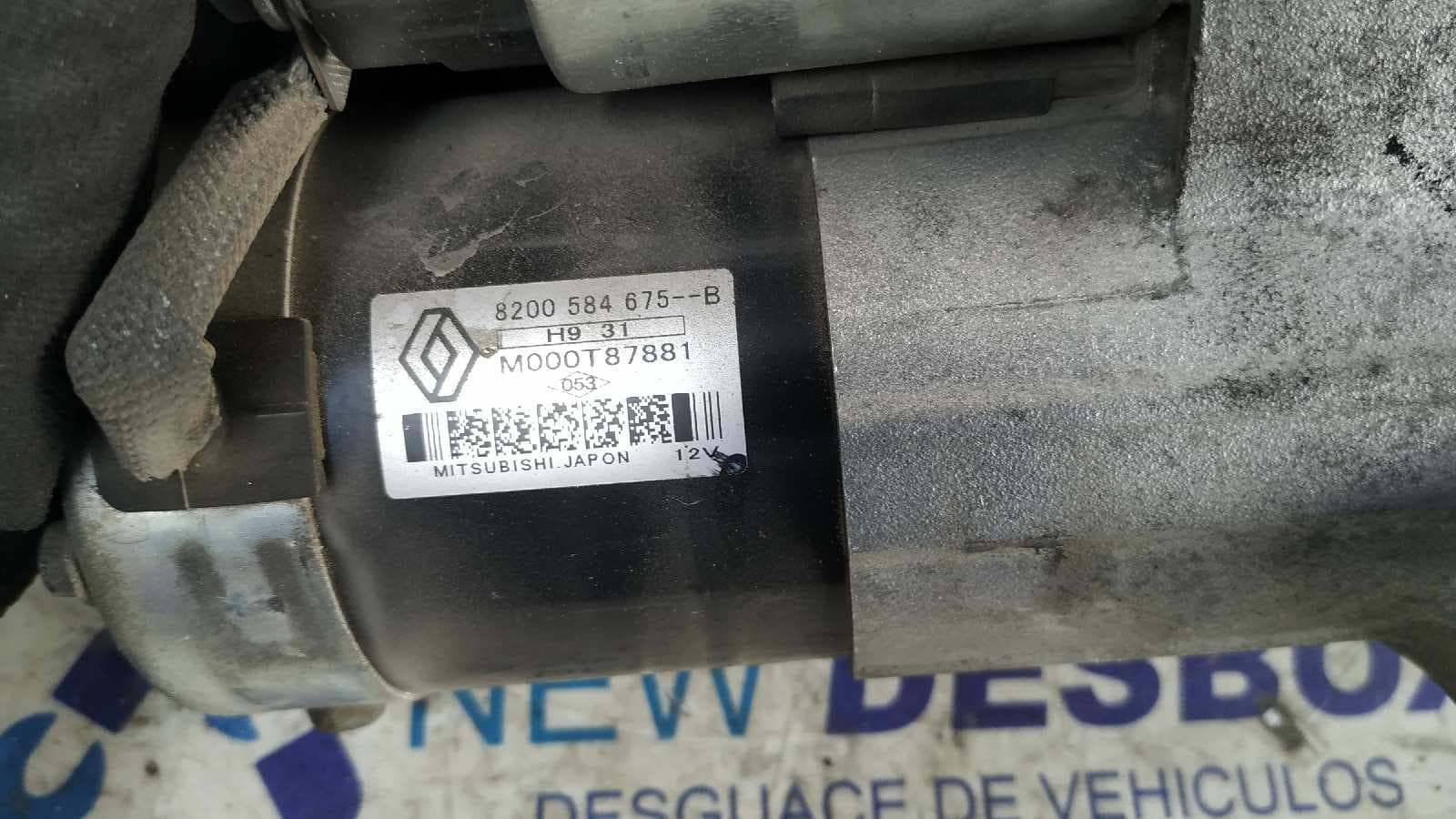 Recambio de MOTOR ARRANQUE para RENAULT FLUENCE Dynamique K9KG8 referencia OEM IAM 8200584675   - BLANCO 6