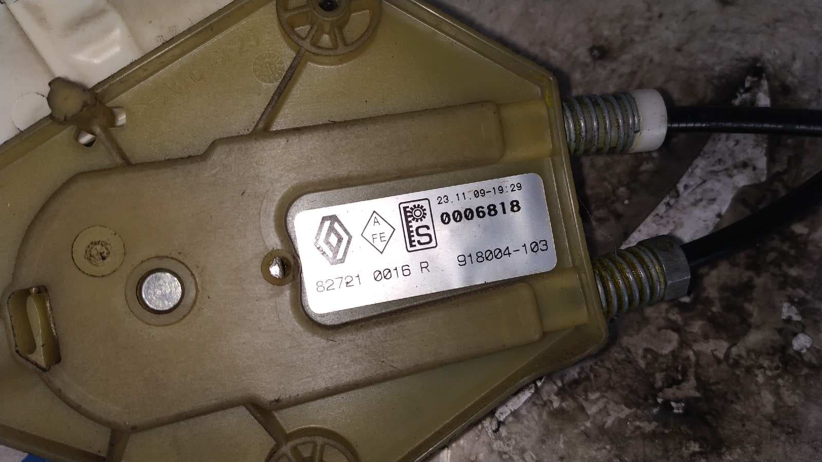 Recambio de ELEVALUNAS TRASERO IZQUIERDO para RENAULT FLUENCE Dynamique K9KG8 referencia OEM IAM 827210016R   - BLANCO 5