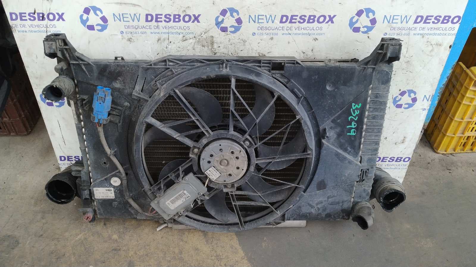 Recambio de RADIADOR AGUA para MERCEDES-BENZ CLASE A (W169) A 160 CDI (169.006) OM640942 referencia OEM IAM A1695000603   - AZUL