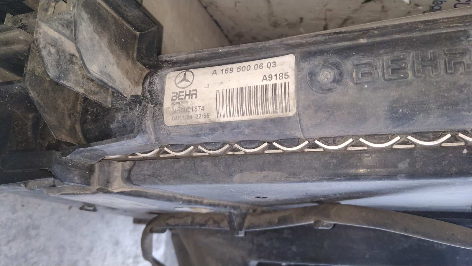Recambio de RADIADOR AGUA para MERCEDES-BENZ CLASE A (W169) A 160 CDI (169.006) OM640942 referencia OEM IAM A1695000603   - AZUL 4