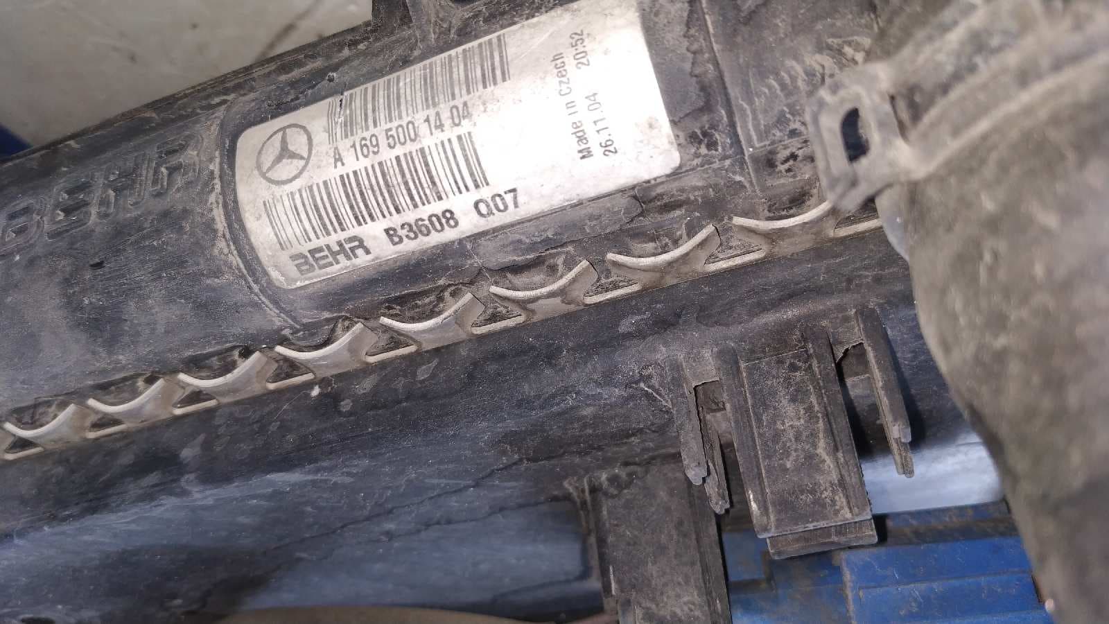 Recambio de RADIADOR AGUA para MERCEDES-BENZ CLASE A (W169) A 160 CDI (169.006) OM640942 referencia OEM IAM A1695000603   - AZUL 3