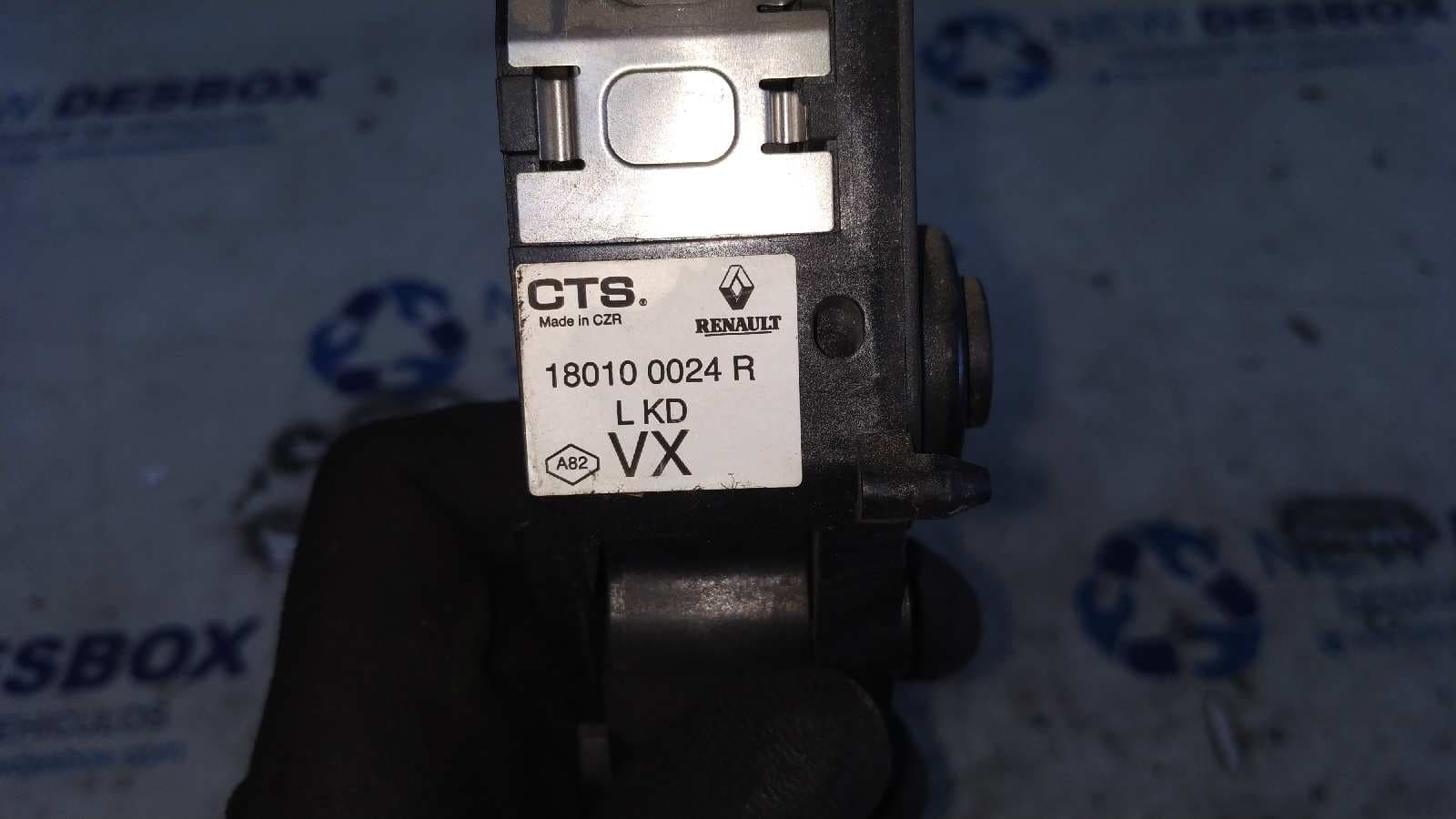 Recambio de POTENCIOMETRO PEDAL para RENAULT FLUENCE Dynamique K9KG8 referencia OEM IAM 180100024R   - BLANCO 4