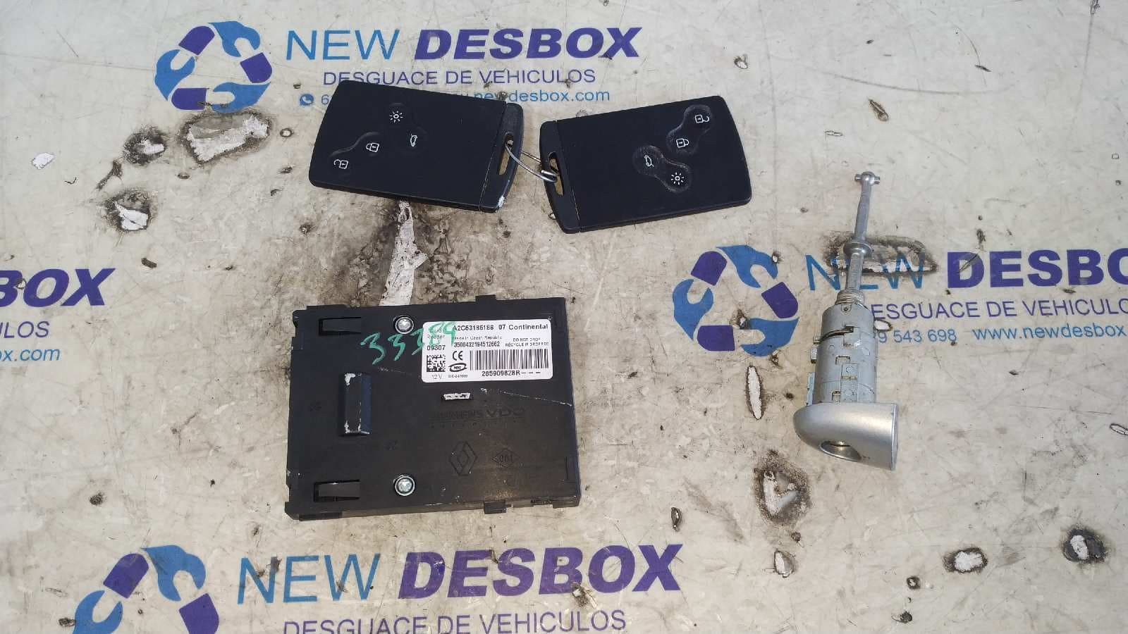 Recambio de CONMUTADOR DE ARRANQUE para RENAULT FLUENCE Dynamique K9KG8 referencia OEM IAM A2C53185186   - BLANCO