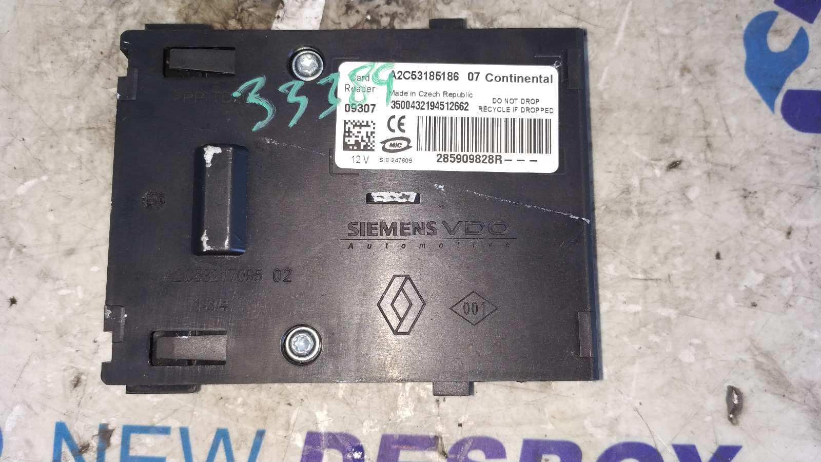 Recambio de CONMUTADOR DE ARRANQUE para RENAULT FLUENCE Dynamique K9KG8 referencia OEM IAM A2C53185186   - BLANCO 3