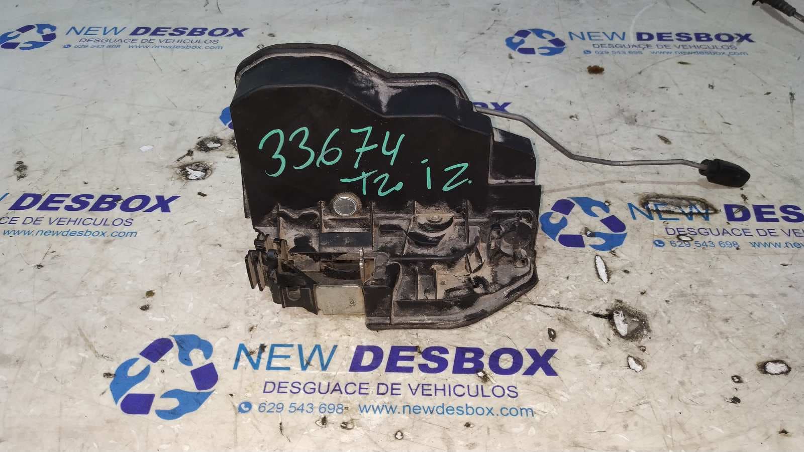 Recambio de CERRADURA PUERTA TRASERA IZQUIERDA para BMW X3 (E83) 2.0d M47N204D4 referencia OEM IAM 7202147   - AZUL