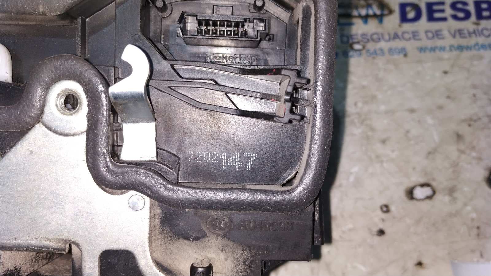 Recambio de CERRADURA PUERTA TRASERA IZQUIERDA para BMW X3 (E83) 2.0d M47N204D4 referencia OEM IAM 7202147   - AZUL 4