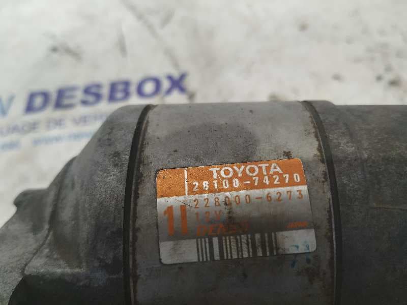 Recambio de MOTOR ARRANQUE para TOYOTA RAV 4 (A2) 1AZFE referencia OEM IAM 2810074270 - GRIS PLATA 3