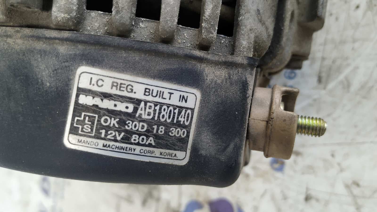 Recambio de ALTERNADOR para KIA SHUMA II 1.6 CAT S6D        referencia OEM IAM 0K30D18300   - GRIS 7