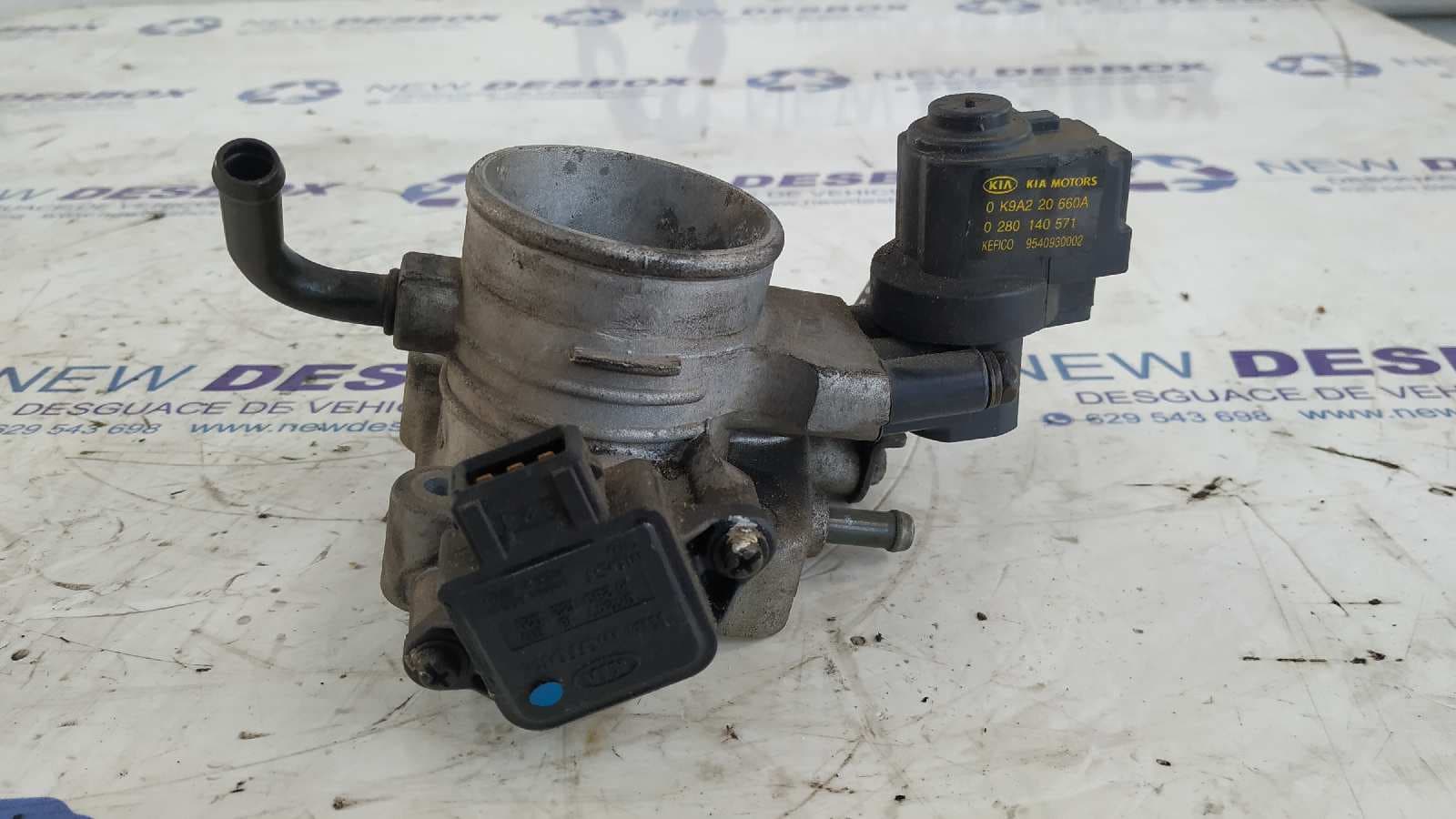 Recambio de CAJA MARIPOSA para KIA RIO 1.3 A3E referencia OEM IAM 0K9A220660A 2