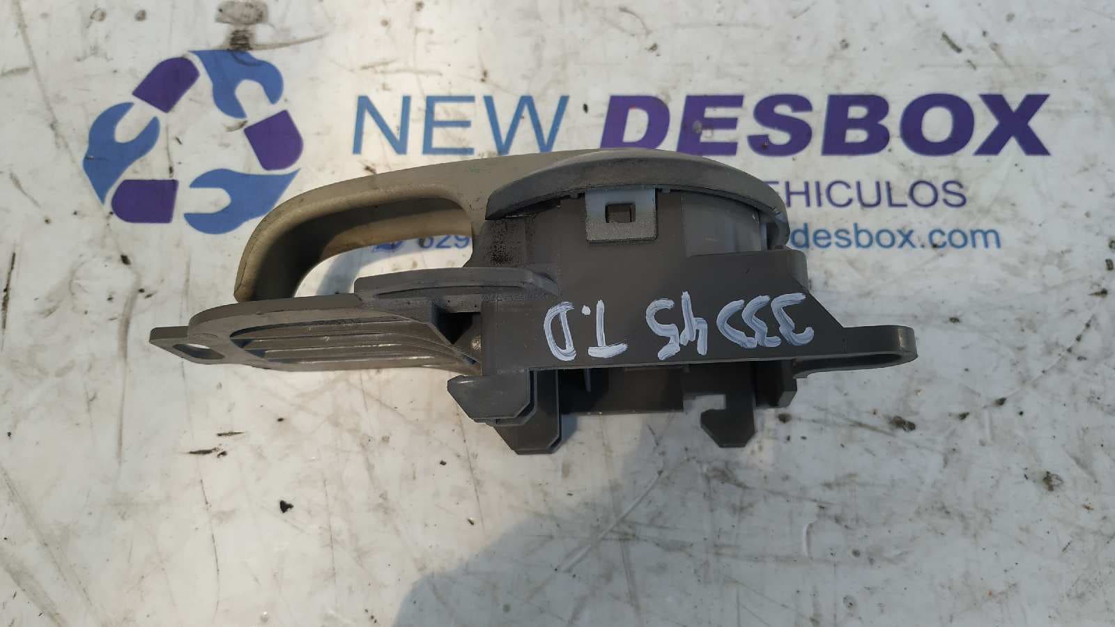 Recambio de MANETA INTERIOR TRASERA DERECHA para NISSAN MICRA (K12E) 25 Aniversario CR12DE referencia OEM IAM 80670AX603   - BLANCO 2