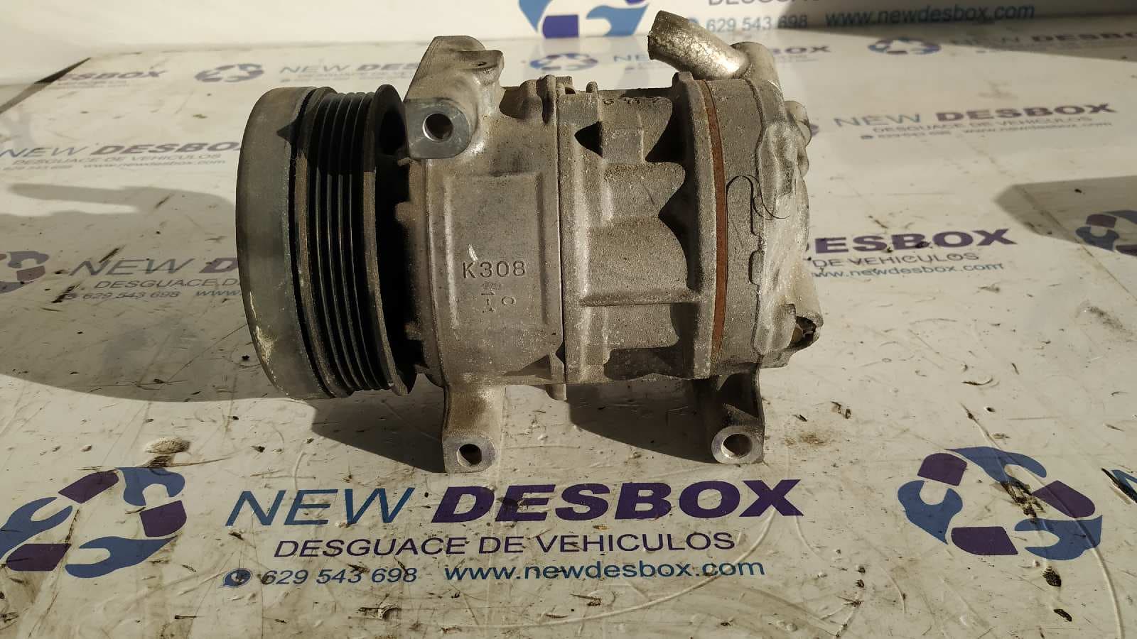 Recambio de COMPRESOR AIRE ACONDICIONADO para FIAT GRANDE PUNTO (199) 350A1000 referencia OEM IAM    - GRIS PLATA 6