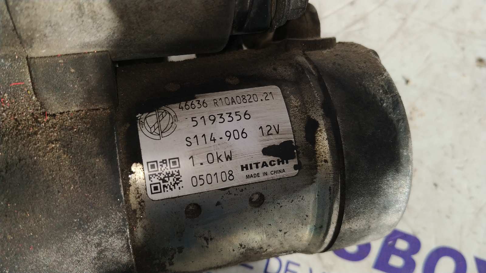 Recambio de MOTOR ARRANQUE para FIAT GRANDE PUNTO (199) 350A1000 referencia OEM IAM    - GRIS PLATA 5