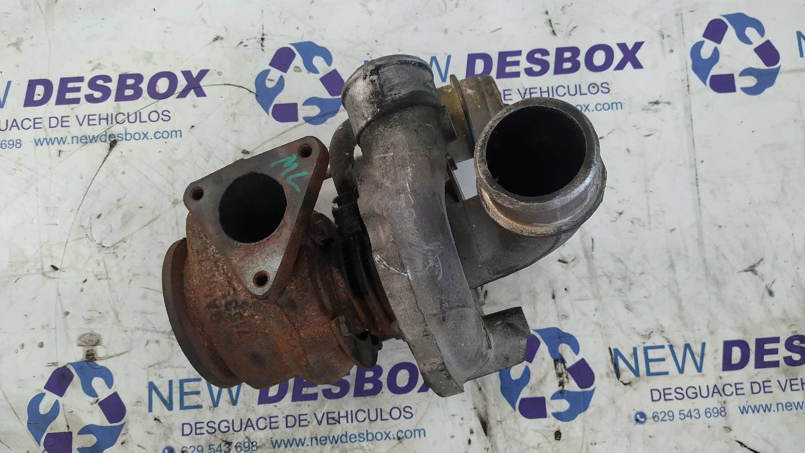 Recambio de TURBOCOMPRESOR para MERCEDES-BENZ VITO (W638) CAJA CERRADA 611980 referencia OEM IAM A6110961399   - GRIS 4