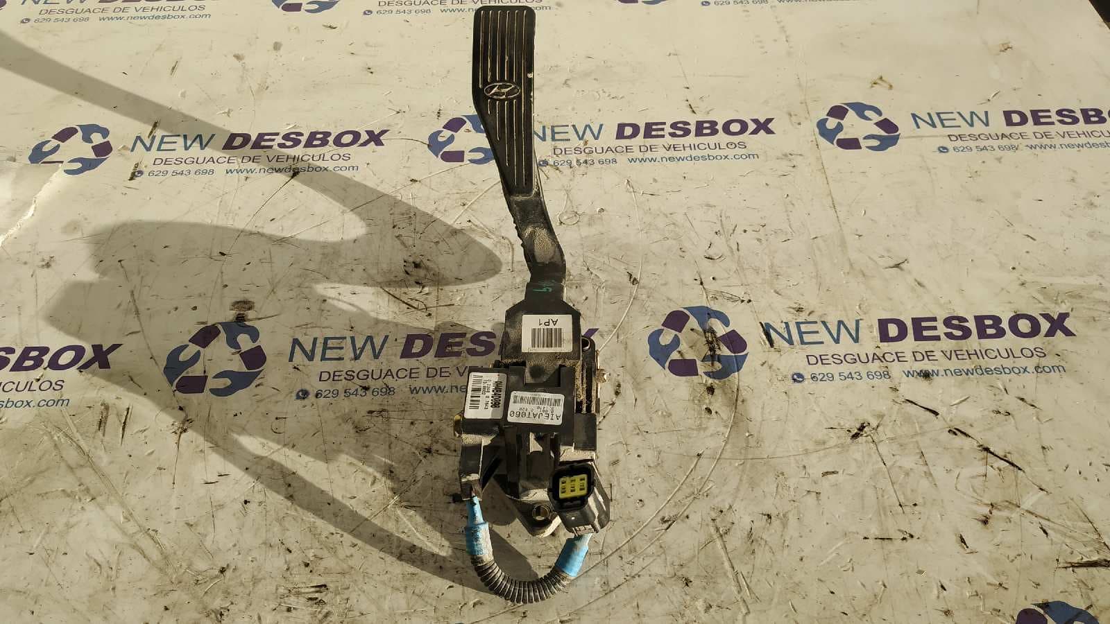 Recambio de POTENCIOMETRO PEDAL para HYUNDAI H 1 D4BH referencia OEM IAM 02651227   - BLANCO 5