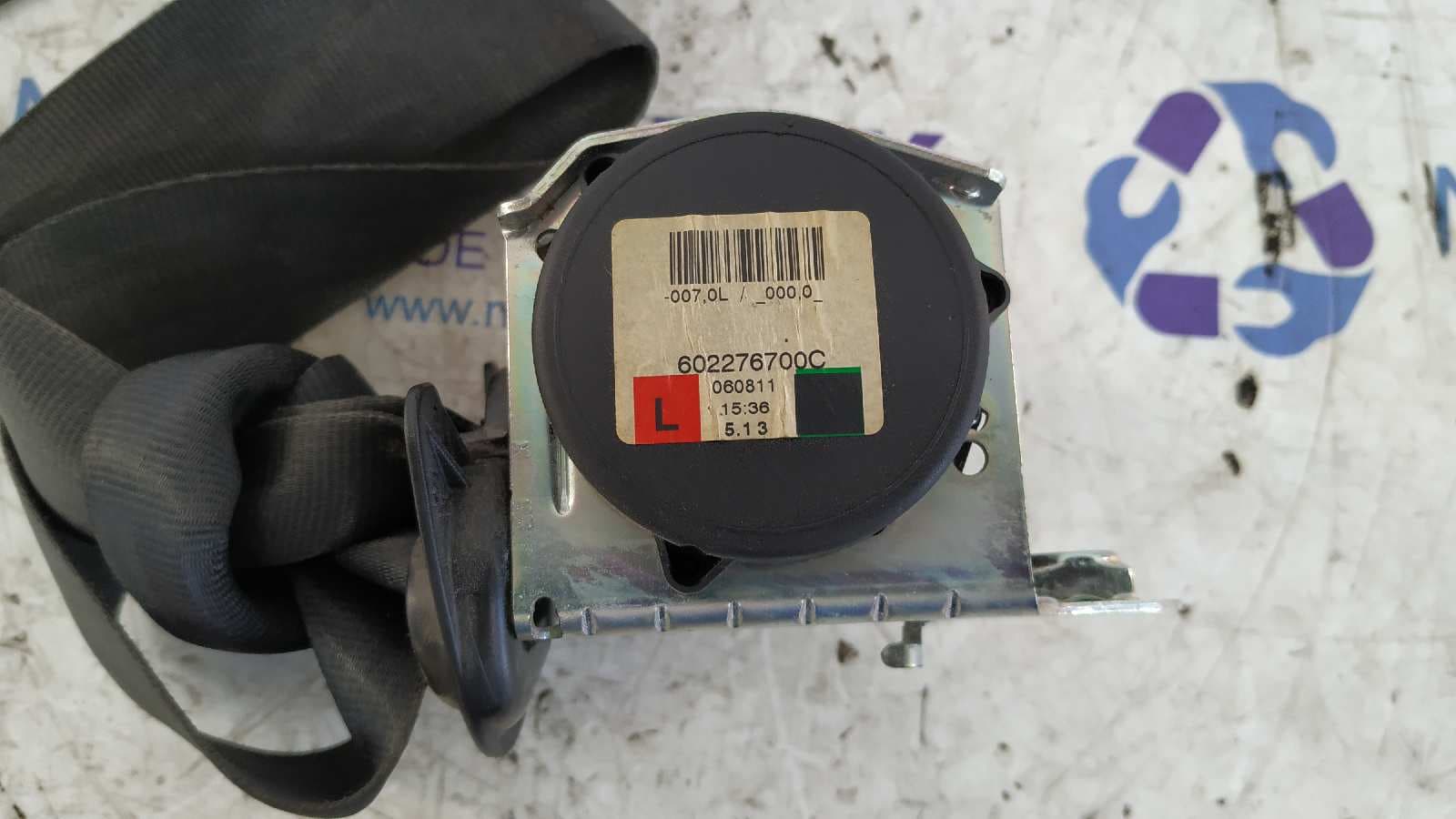 Recambio de CINTURON DELANTERO IZQUIERDO para LAND ROVER RANGE ROVER SPORT 276DT referencia OEM IAM 602276700C   - NEGRO 3