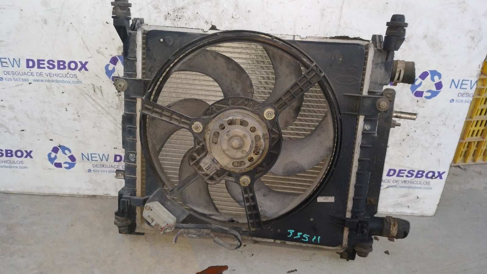 Recambio de RADIADOR AGUA para FORD KA (CCQ) Básico J4P referencia OEM IAM 97KB8005CA   - GRIS