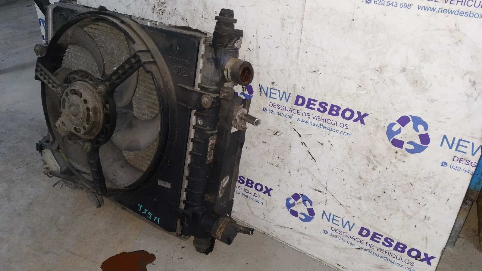 Recambio de RADIADOR AGUA para FORD KA (CCQ) Básico J4P referencia OEM IAM 97KB8005CA   - GRIS 2