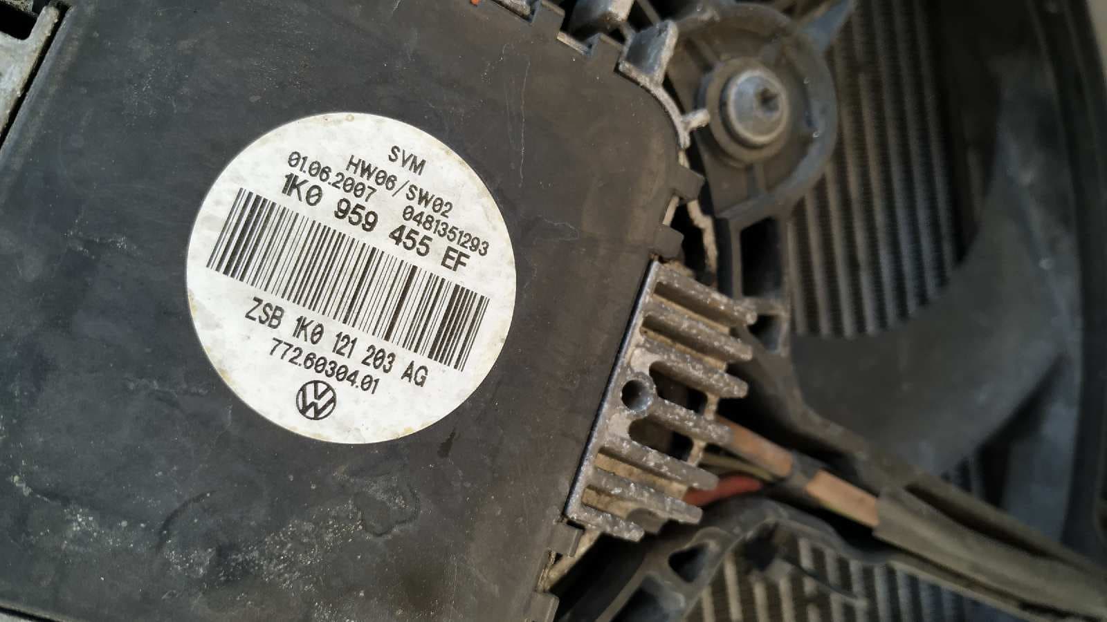 Recambio de ELECTROVENTILADOR para VOLKSWAGEN CADDY KA/KB (2K) BSU referencia OEM IAM 1K0121205AA   - AZUL 2