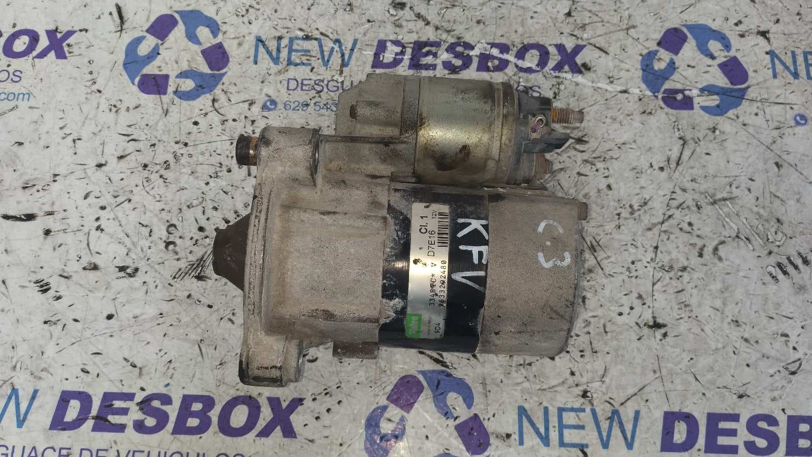 Recambio de MOTOR ARRANQUE para CITROEN C3 1.4 KFV referencia OEM IAM 9633292480