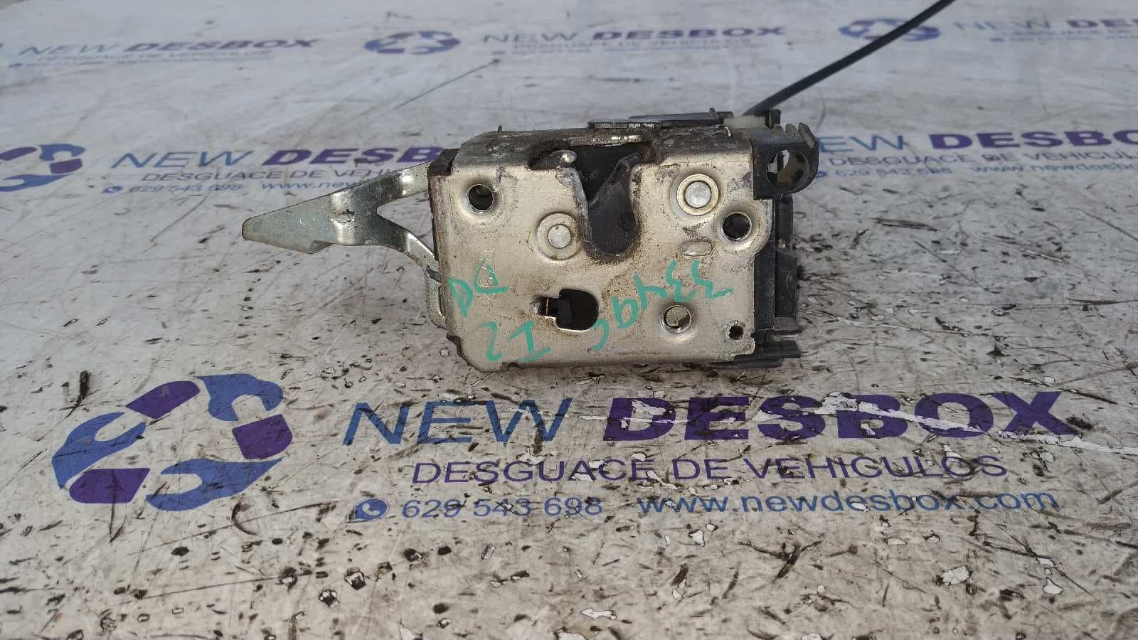 Recambio de CERRADURA PUERTA DELANTERA IZQUIERDA para PEUGEOT BOXER CAJA CERR. TECHO ELEVADO (RS2850)(290/330)('02->) 2.0 HDI CAT RHV referencia OEM IAM B792   - BLANCO 5