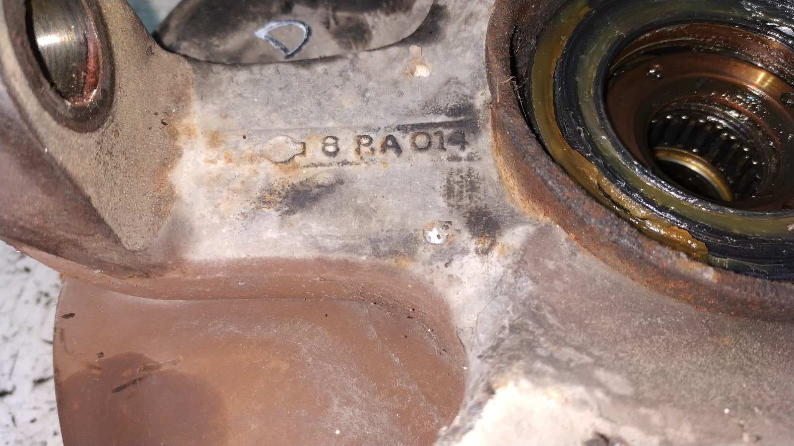 Recambio de MANGUETA DELANTERA DERECHA para NISSAN TERRANO (WD21) 2.7 TD TD27T referencia OEM IAM 8PA014   - BLANCO 3