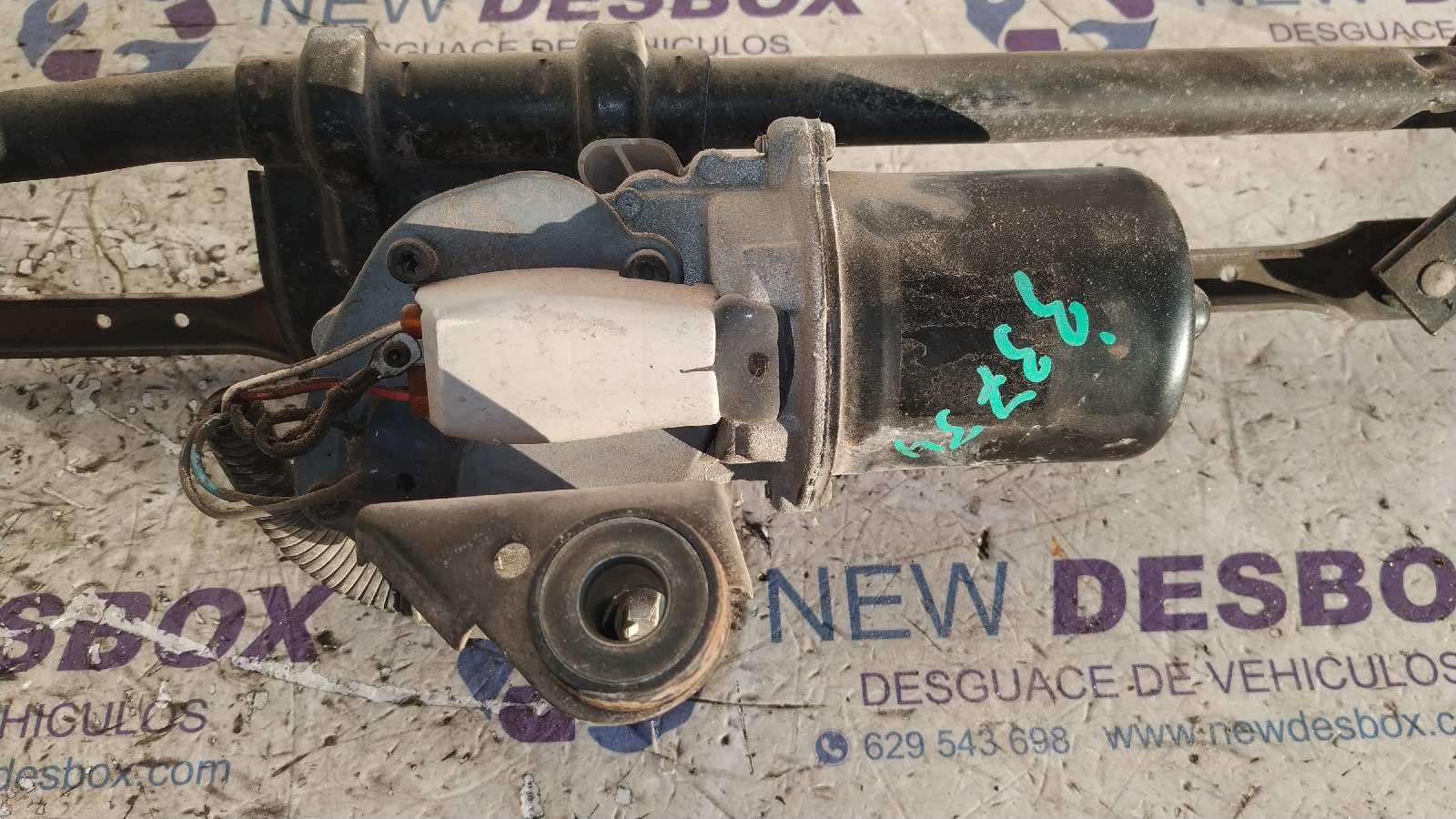 Recambio de MOTOR LIMPIA DELANTERO para RENAULT MASTER II PH. 2 DOKA/PR. FGST Chasis  Batalla 3578 mm G9U754 referencia OEM IAM 7701058169   - NEGRO 3